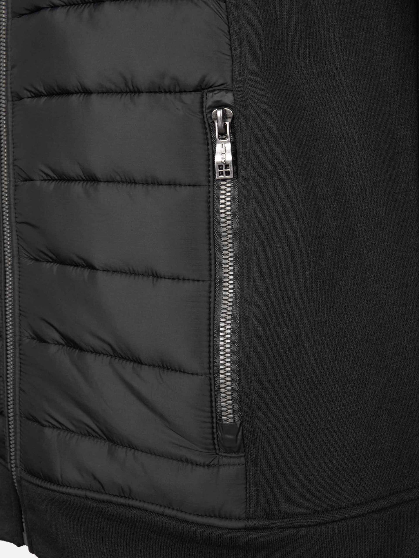 Hybridjacke - TELIX Black - Wasserdicht