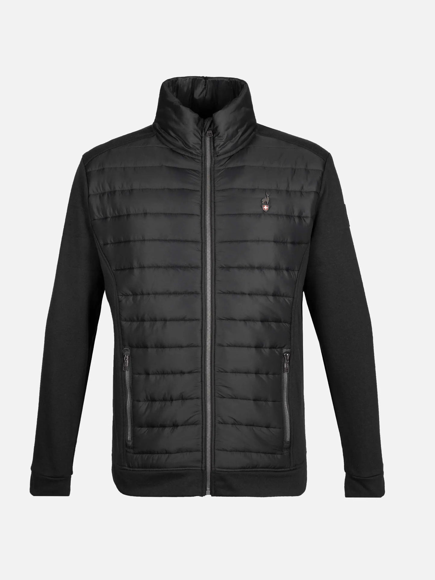Hybridjacke - TELIX Black - Wasserdicht
