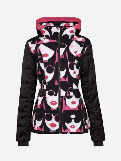 Skijacke - CAMELIA Black -  15k/10k Wassersäule