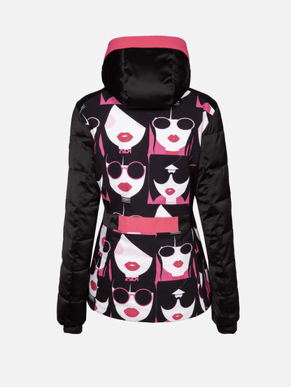 Skijacke - CAMELIA Black -  15k/10k Wassersäule