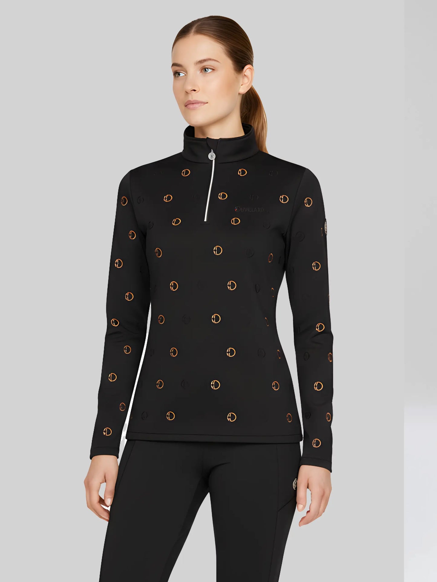 Baselayer - MERYL 2 Black - Elegantes Muster