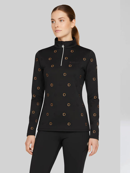 Baselayer - MERYL 2 Black - Elegantes Muster