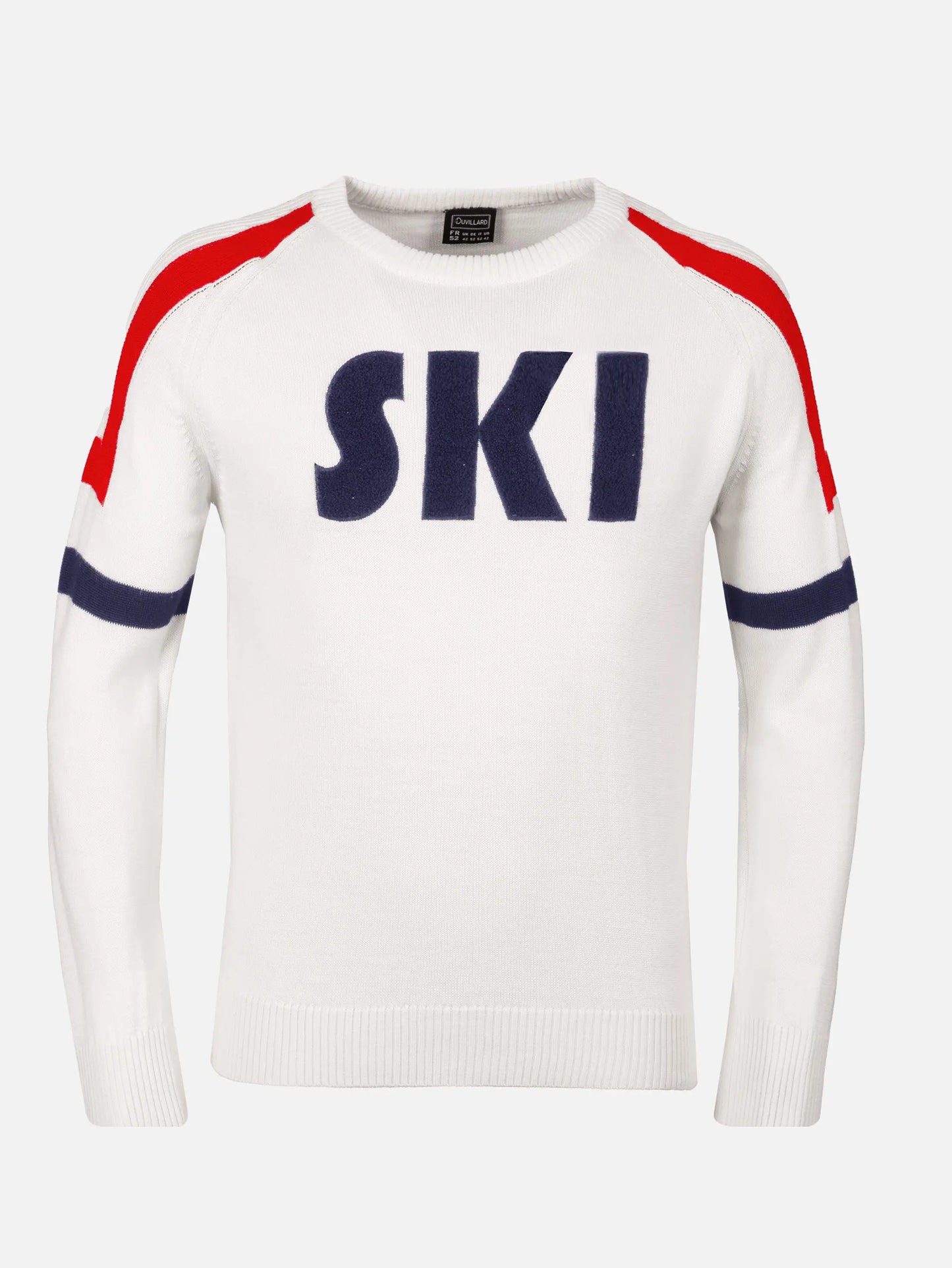 Pullover - PRISTAN White - Merinowolle