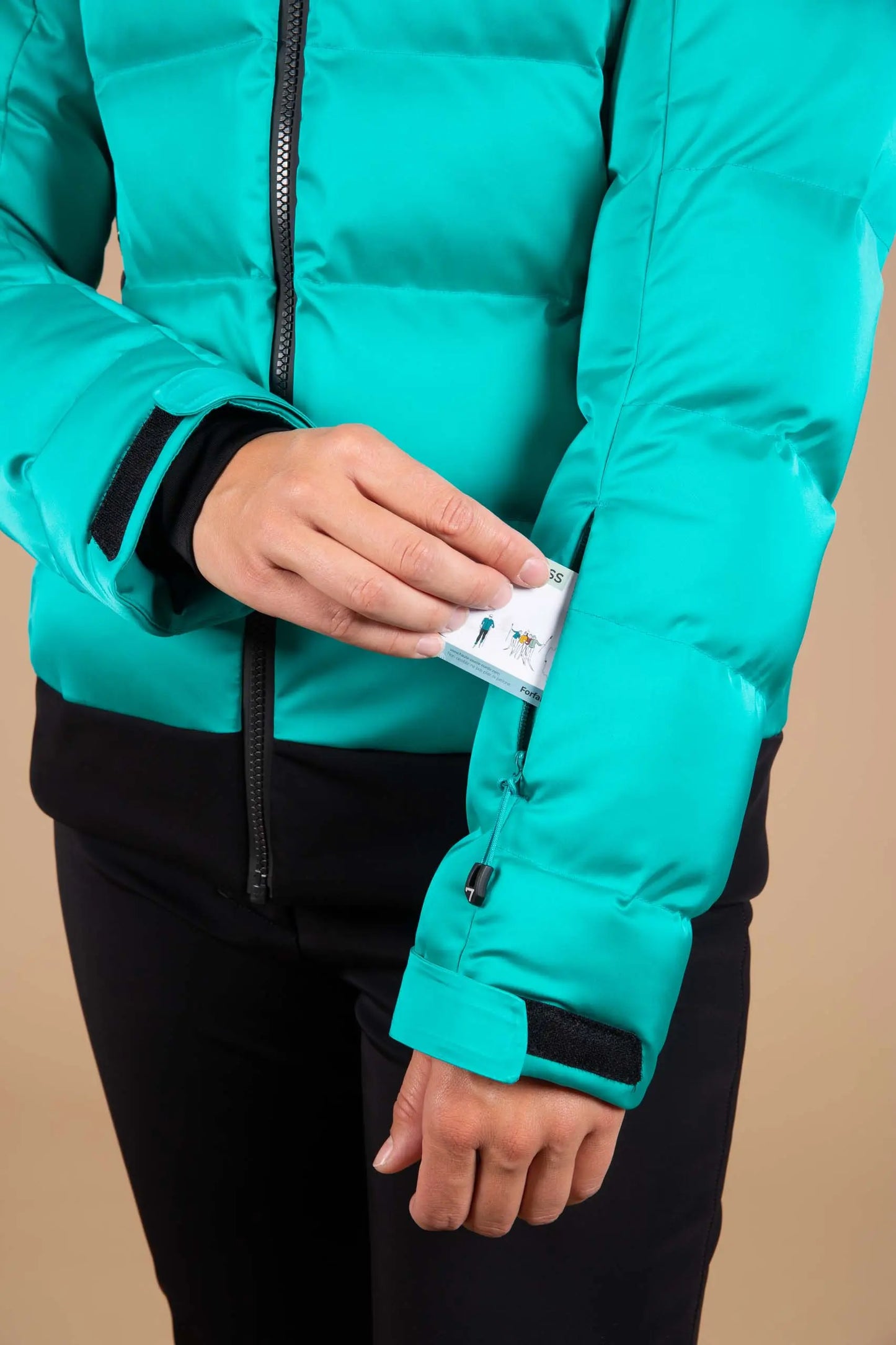 Skijacke - BAZEN Mint - 15k/15k Wassersäule