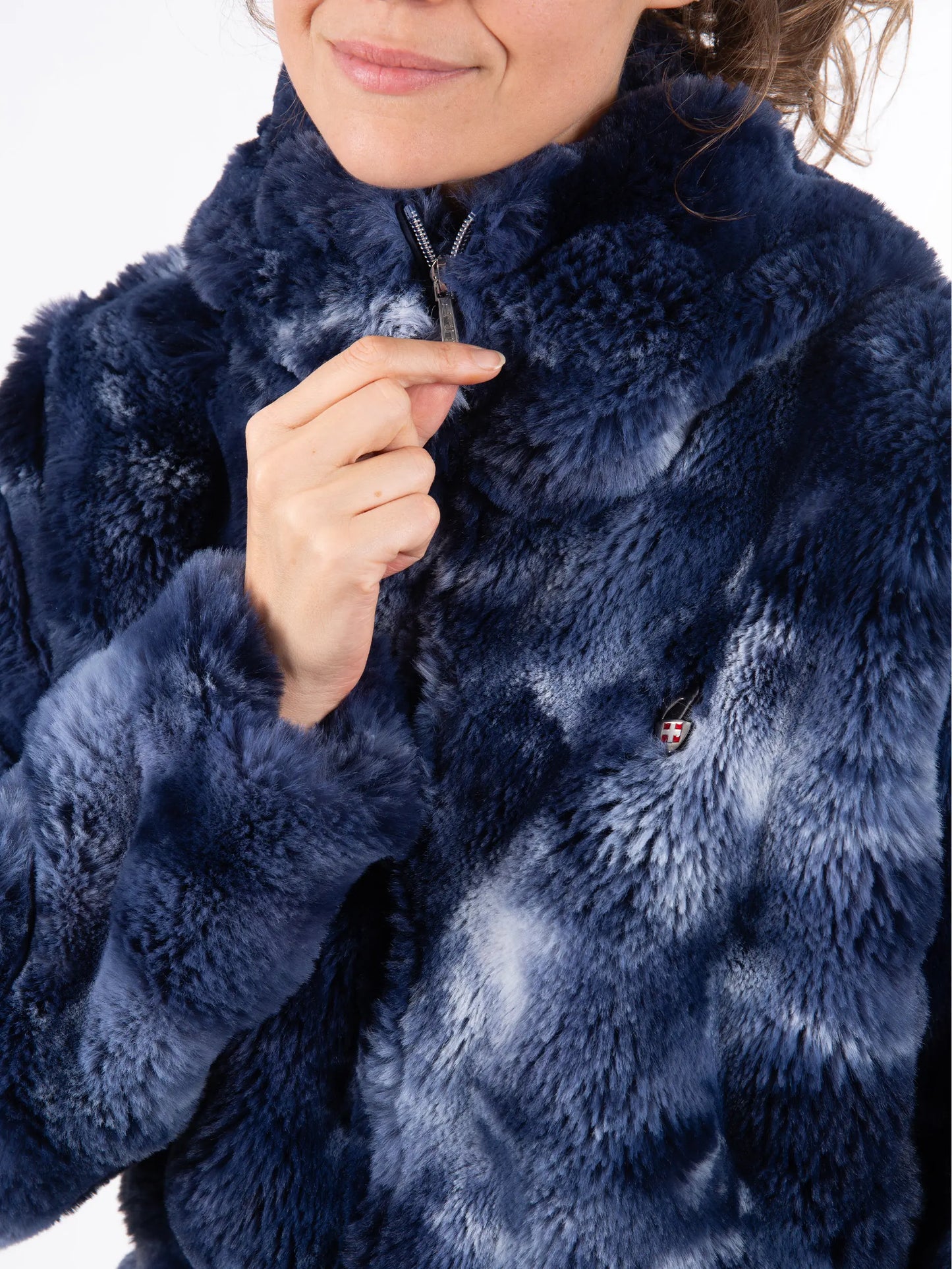 Jacke - CARRY Navy - Stilvolle Kuscheljacke