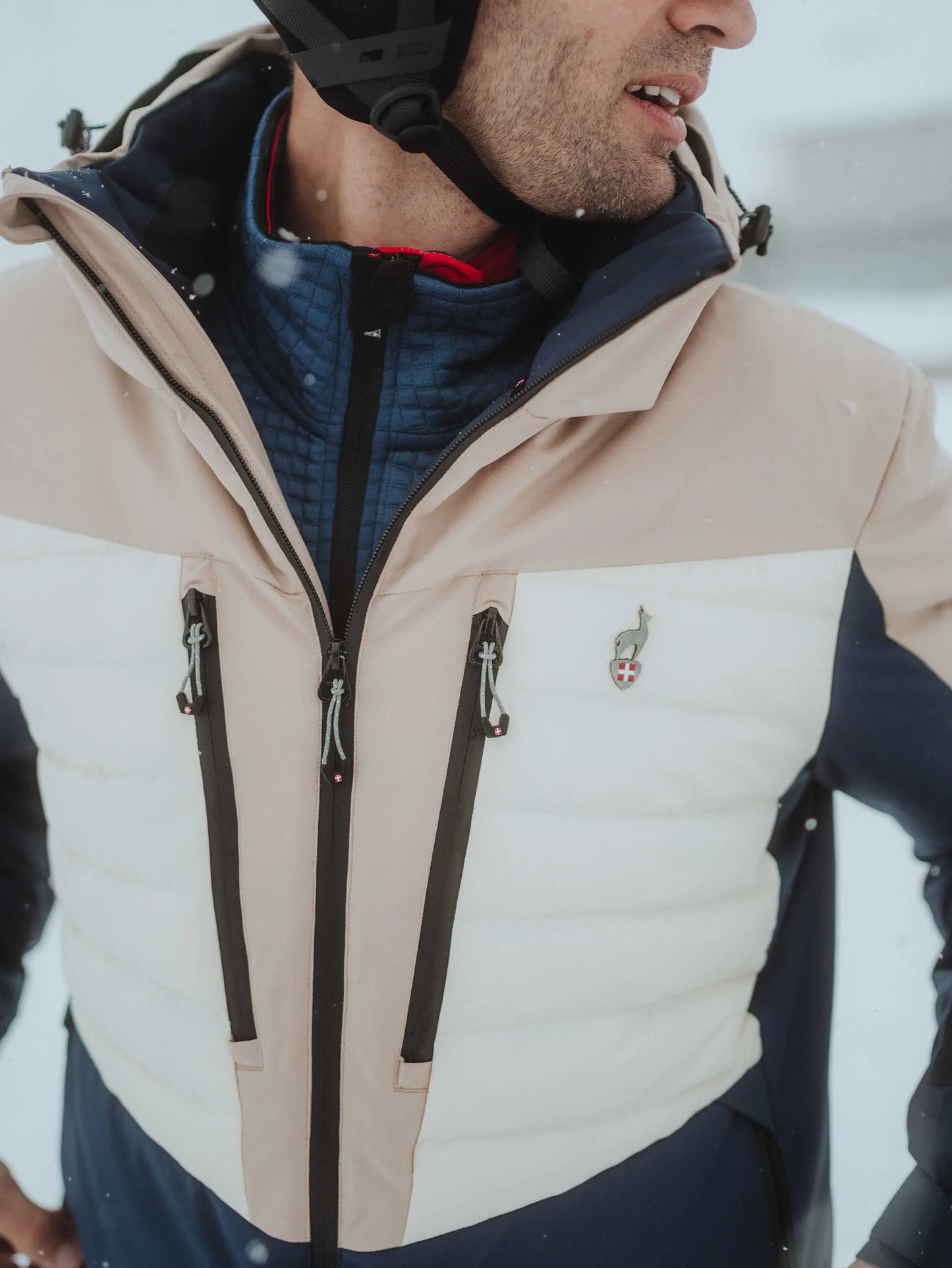 Skijacke - CESAR Navy - 15k/15k Wassersäule