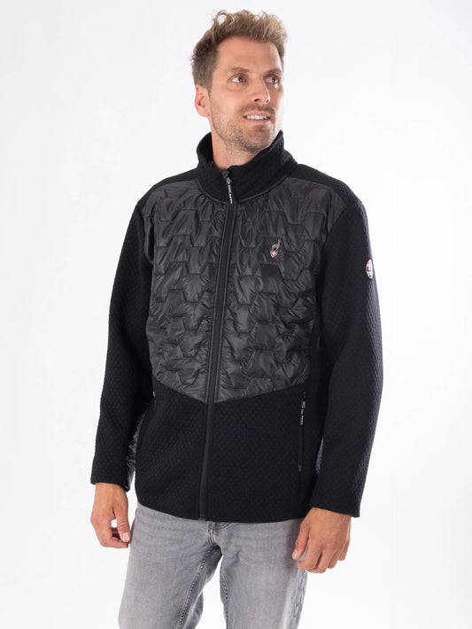 Hybridjacke - CHAUN Black - Wärmeisolierung