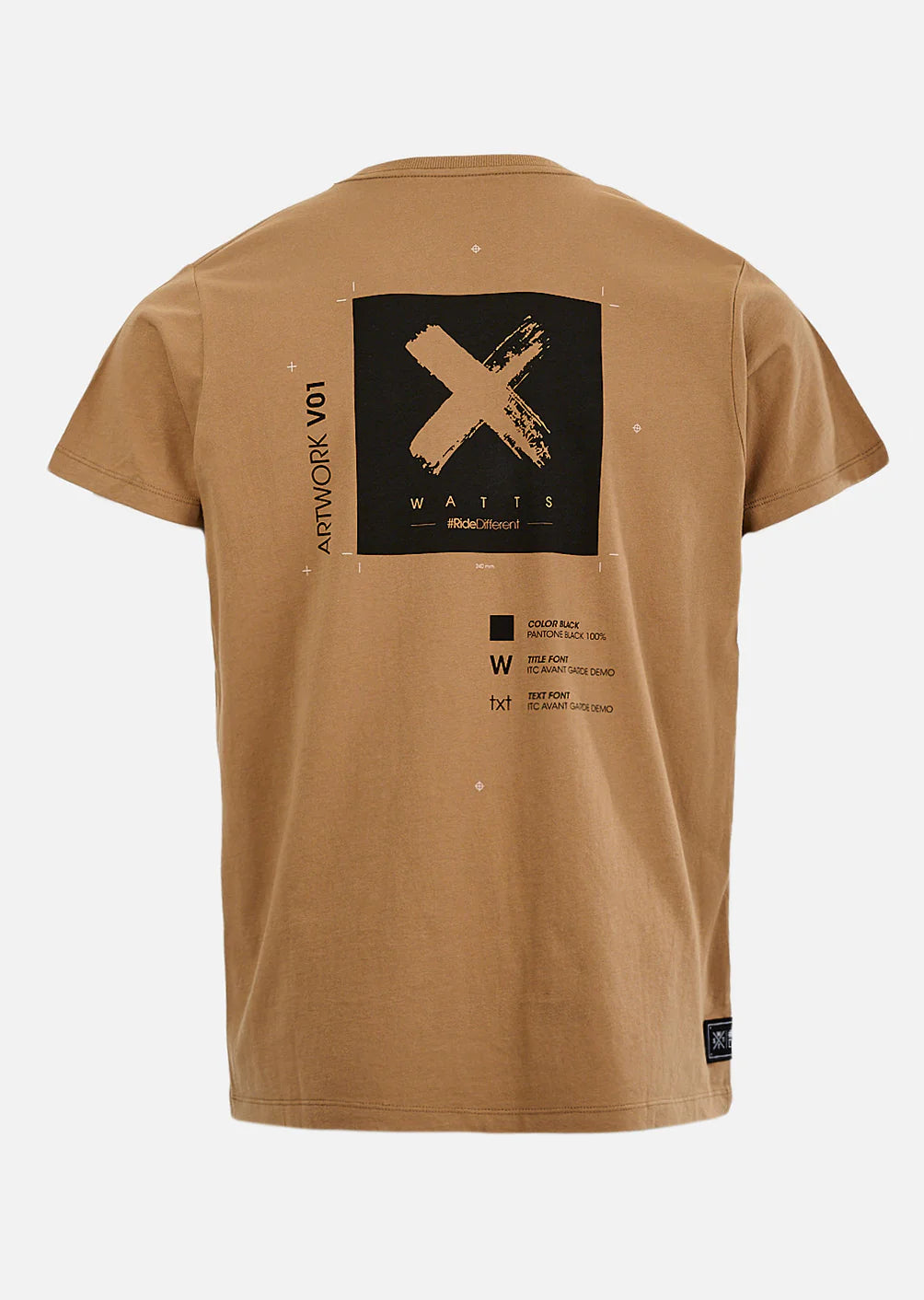 T-Shirt - 1XPANTONE 1327 - 100% BIO Baumwolle