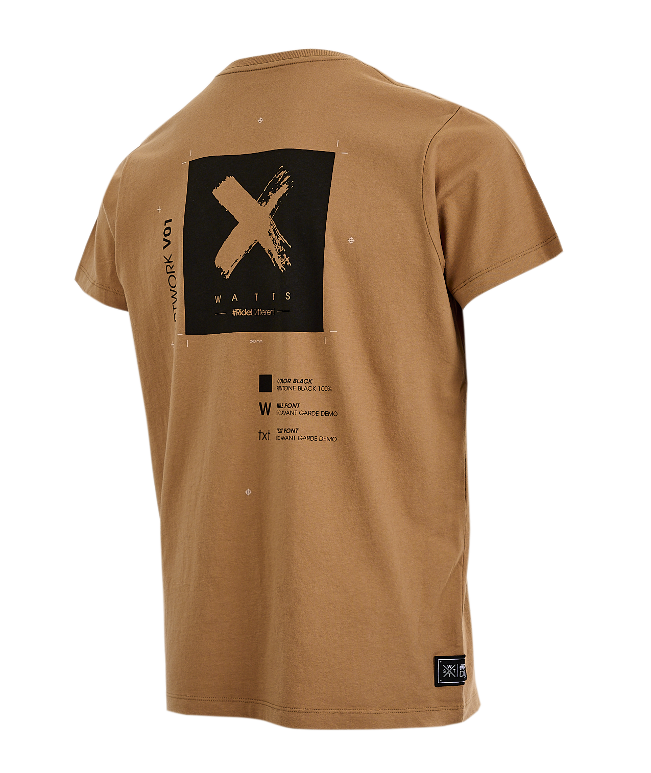 T-Shirt - 1XPANTONE 1327 - 100% BIO Baumwolle