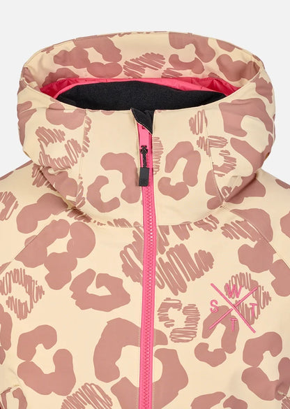 Skijacke - 1XICES New Leopard Brown - 20k/20k Wassersäule