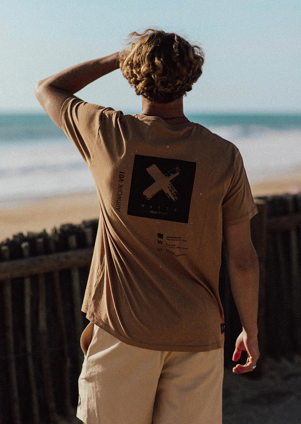 T-Shirt - 1XPANTONE 1327 - 100% BIO Baumwolle