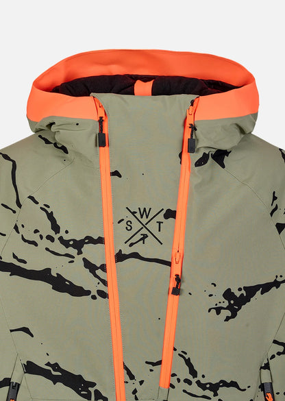 Skijacke - 1VENOM Camo Olive - 20K/20K Wassersäule
