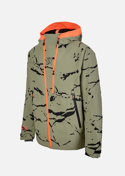 Skijacke - 1VENOM Camo Olive - 20K/20K Wassersäule