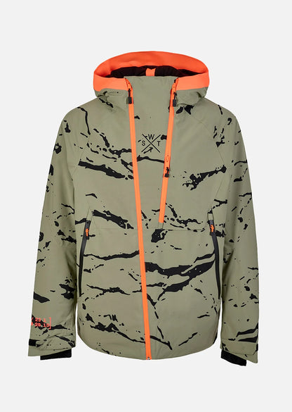 Skijacke - 1VENOM Camo Olive - 20K/20K Wassersäule