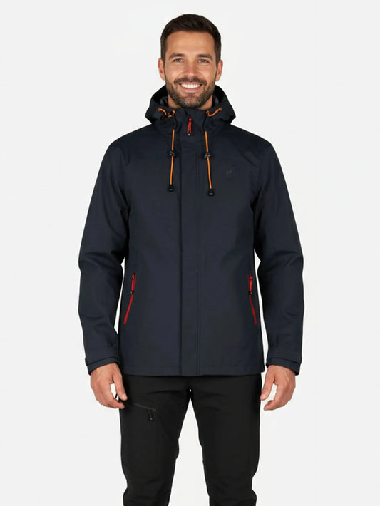 Regenjacke - MELLO Black - 10K/10K Wassersäule