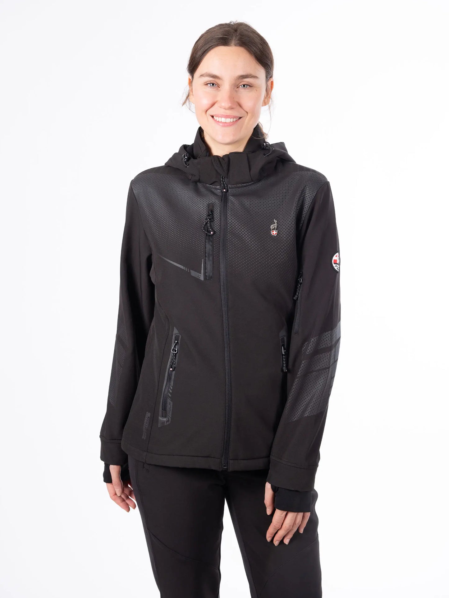 Softshelljacke - NELKA Black Black - 5k/5k Wassersäule