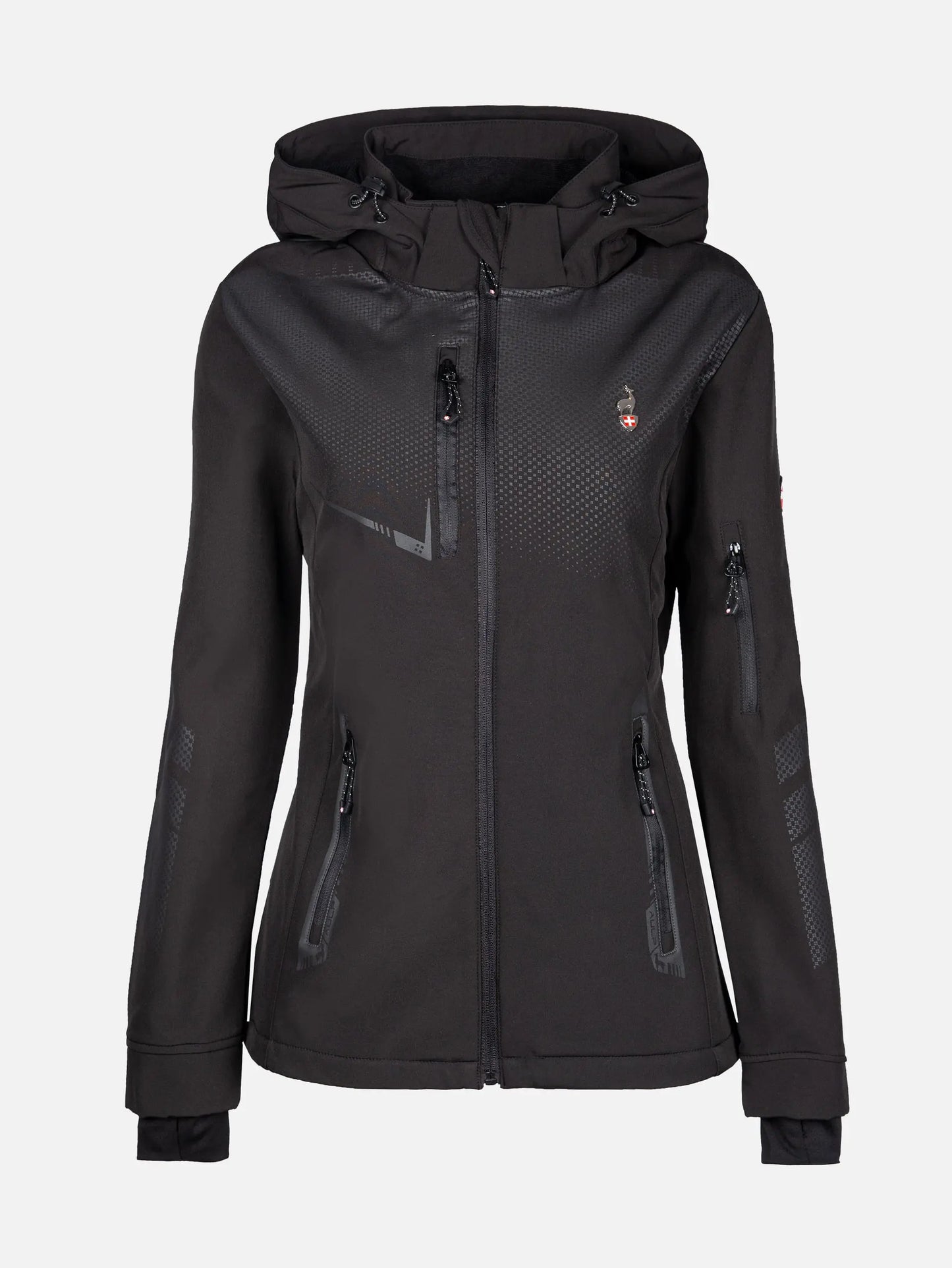 Softshelljacke - NELKA Black Black - 5k/5k Wassersäule
