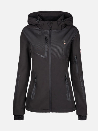 Softshelljacke - NELKA Black Black - 5k/5k Wassersäule