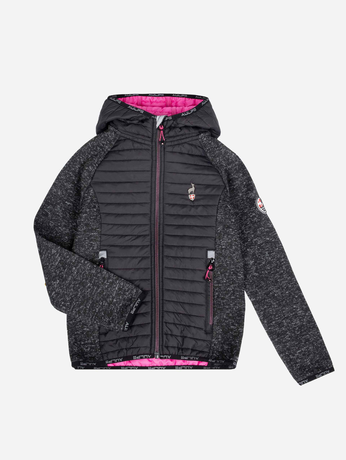 Kinder Hybridjacke - SIBBO Black