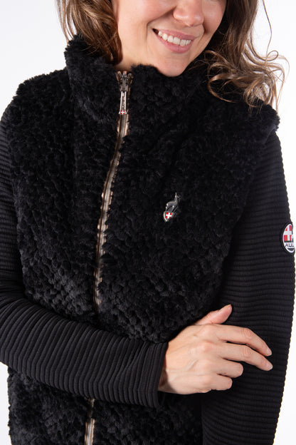 Weste - CAROL Black - 2-in-1 Design