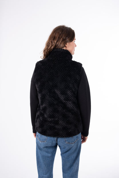 Weste - CAROL Black - 2-in-1 Design