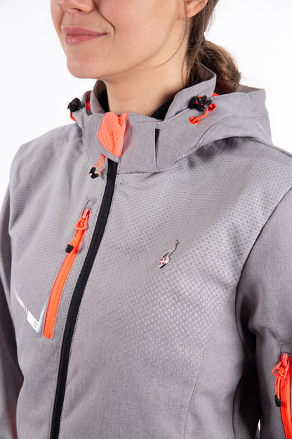 Softshelljacke - NELKA Grey - 5k/5k Wassersäule