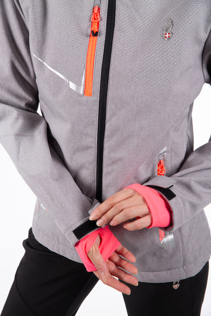 Softshelljacke - NELKA Grey - 5k/5k Wassersäule