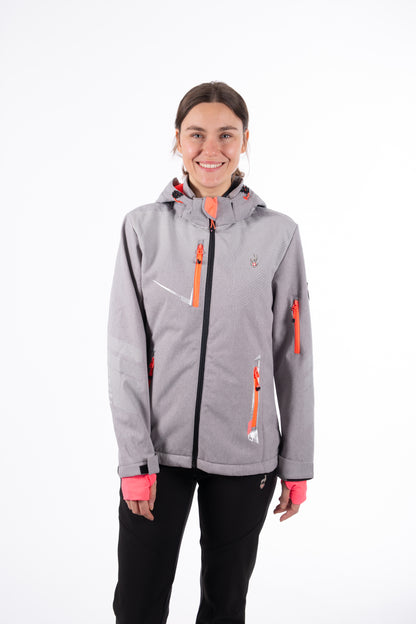 Softshelljacke - NELKA Grey - 5k/5k Wassersäule