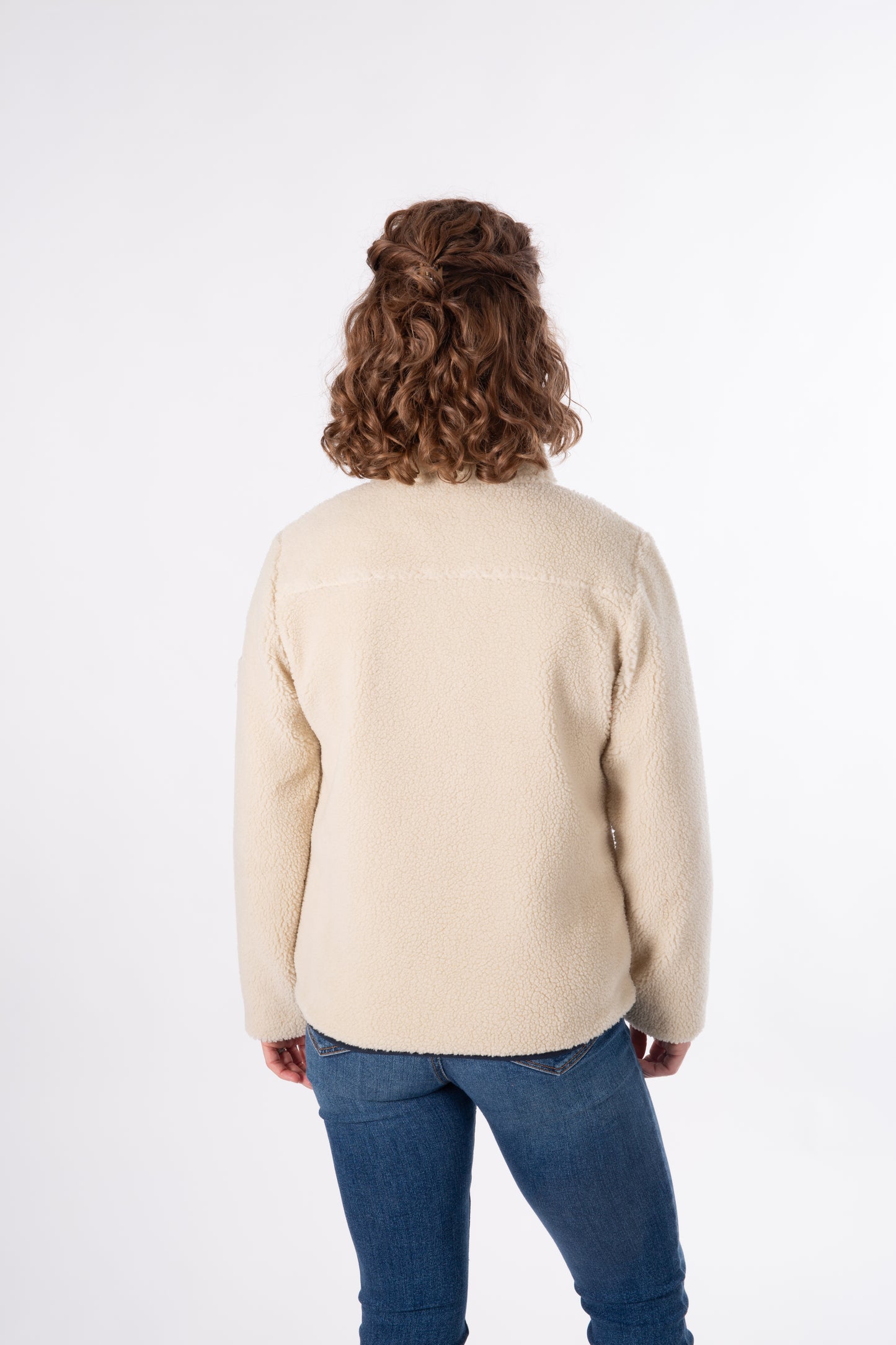 Sherpa Jacke - SARRA Greige - Warm