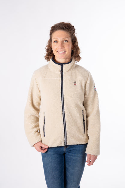 Sherpa Jacke - SARRA Greige - Warm