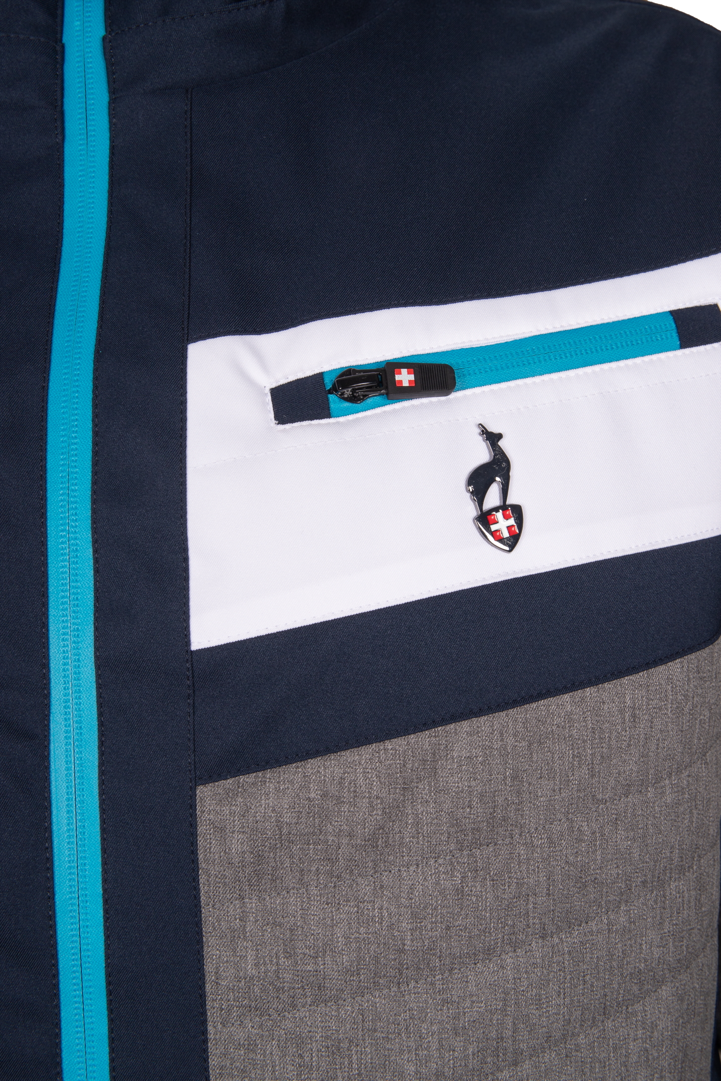 Skijacke - SHANE Anthrazit blau- 15k/15k Wassersäule