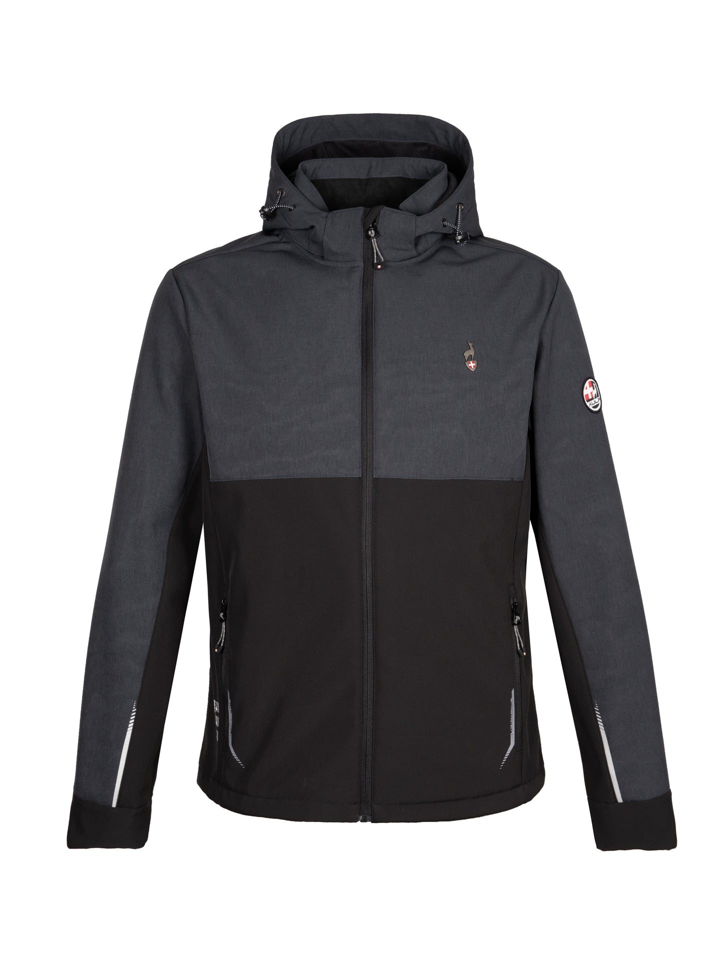 Softshelljacke - TIAGO Anthrazit Melange - Wasserdicht