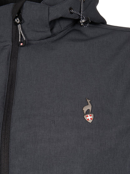 Softshelljacke - TIAGO Anthrazit Melange - Wasserdicht