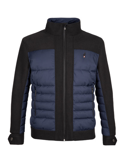 Hybridjacke - VALDO Navy - 66 % Polyamid