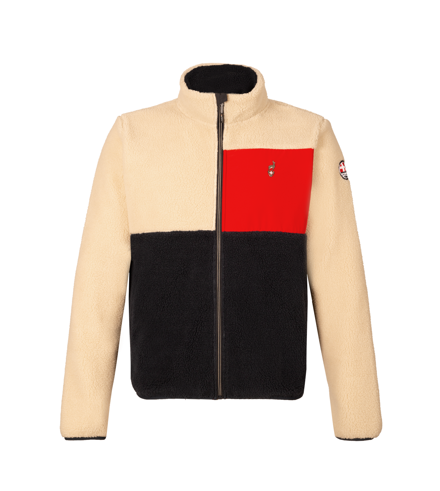 Sherpa Jacke  - VOGUE Navy/Flame Red - Bewegungsfreiheit