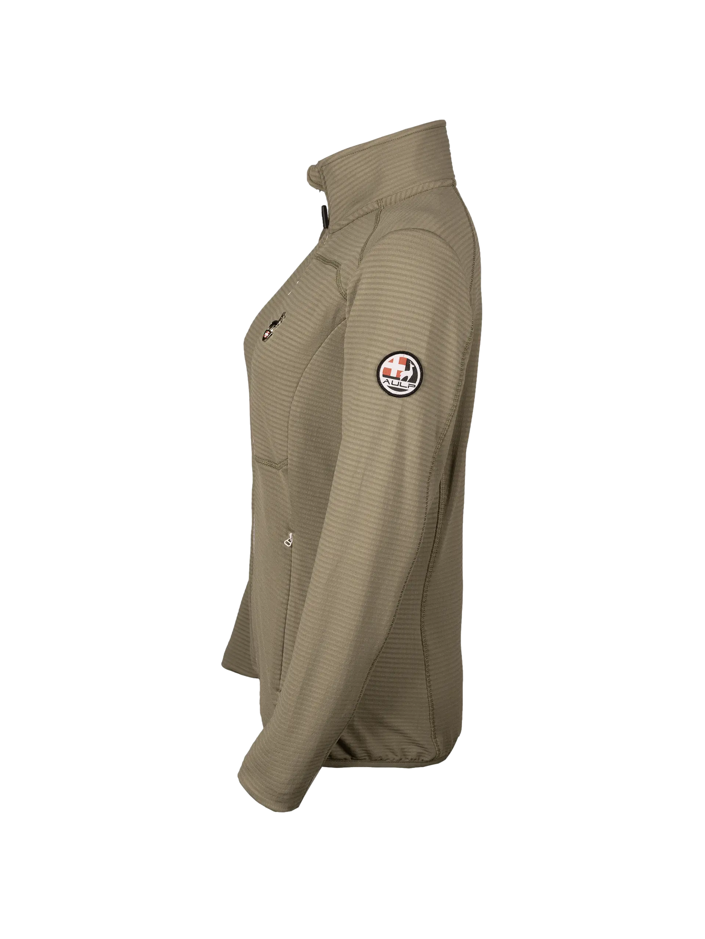 Fleecejacke - TESSI KAKI - flexibel & bequem (Stretch)