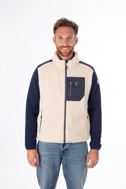 Fleeceweste - TARIK Greige - Warm