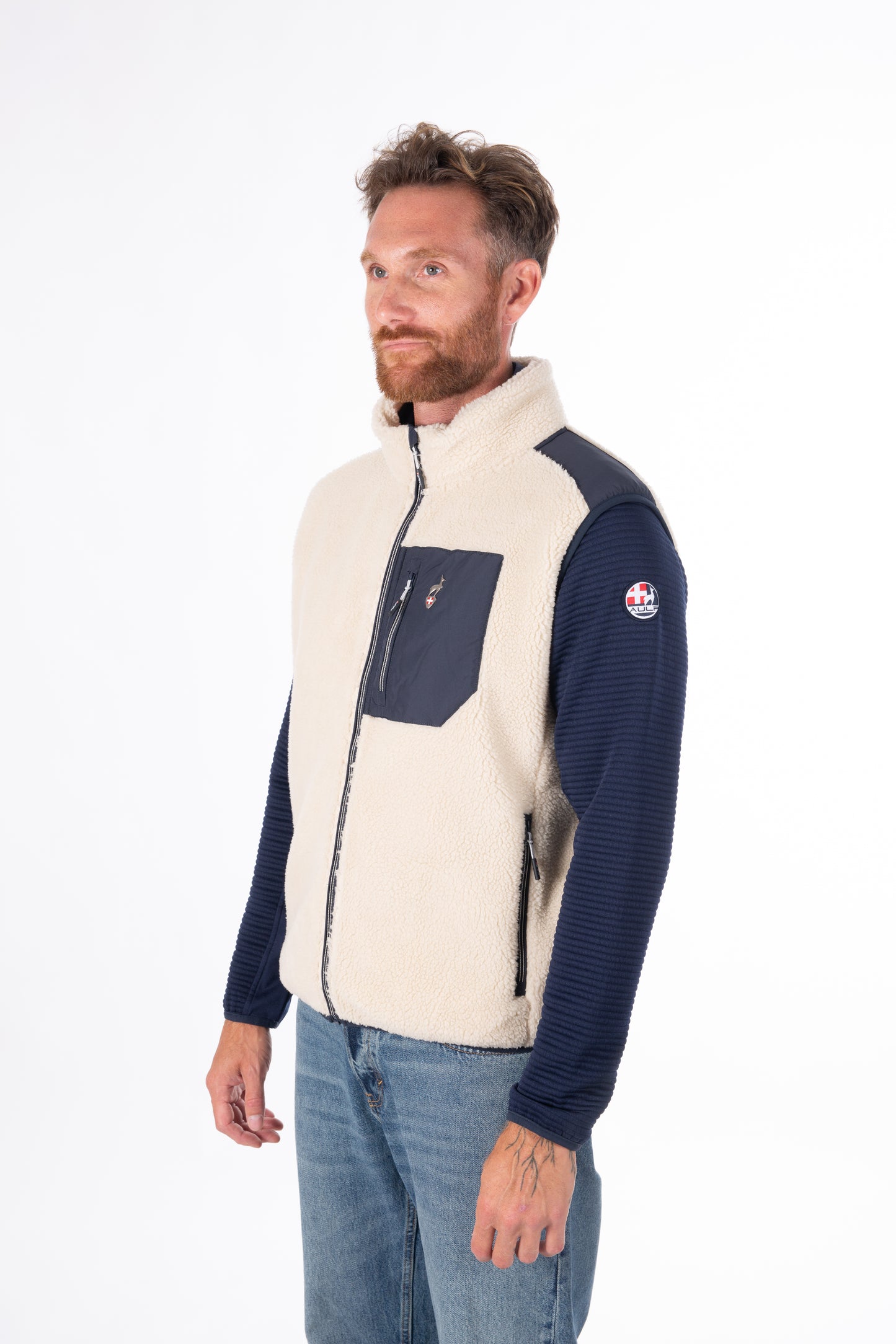 Fleeceweste - TARIK Greige - Warm