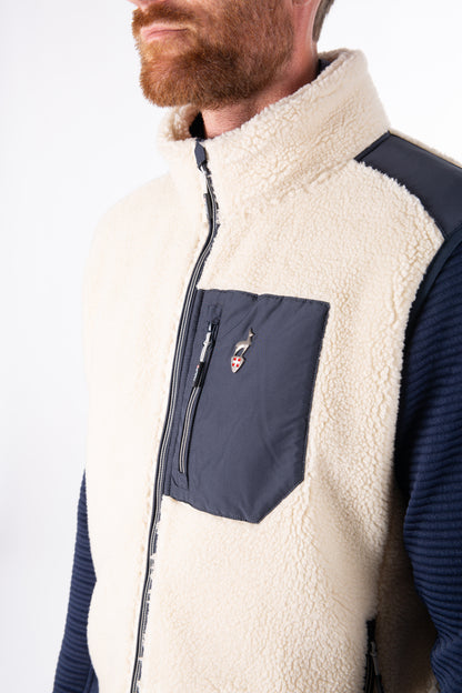 Fleeceweste - TARIK Greige - Warm
