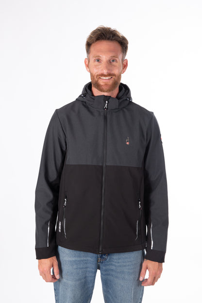 Softshelljacke - TIAGO Anthrazit Melange - Wasserdicht