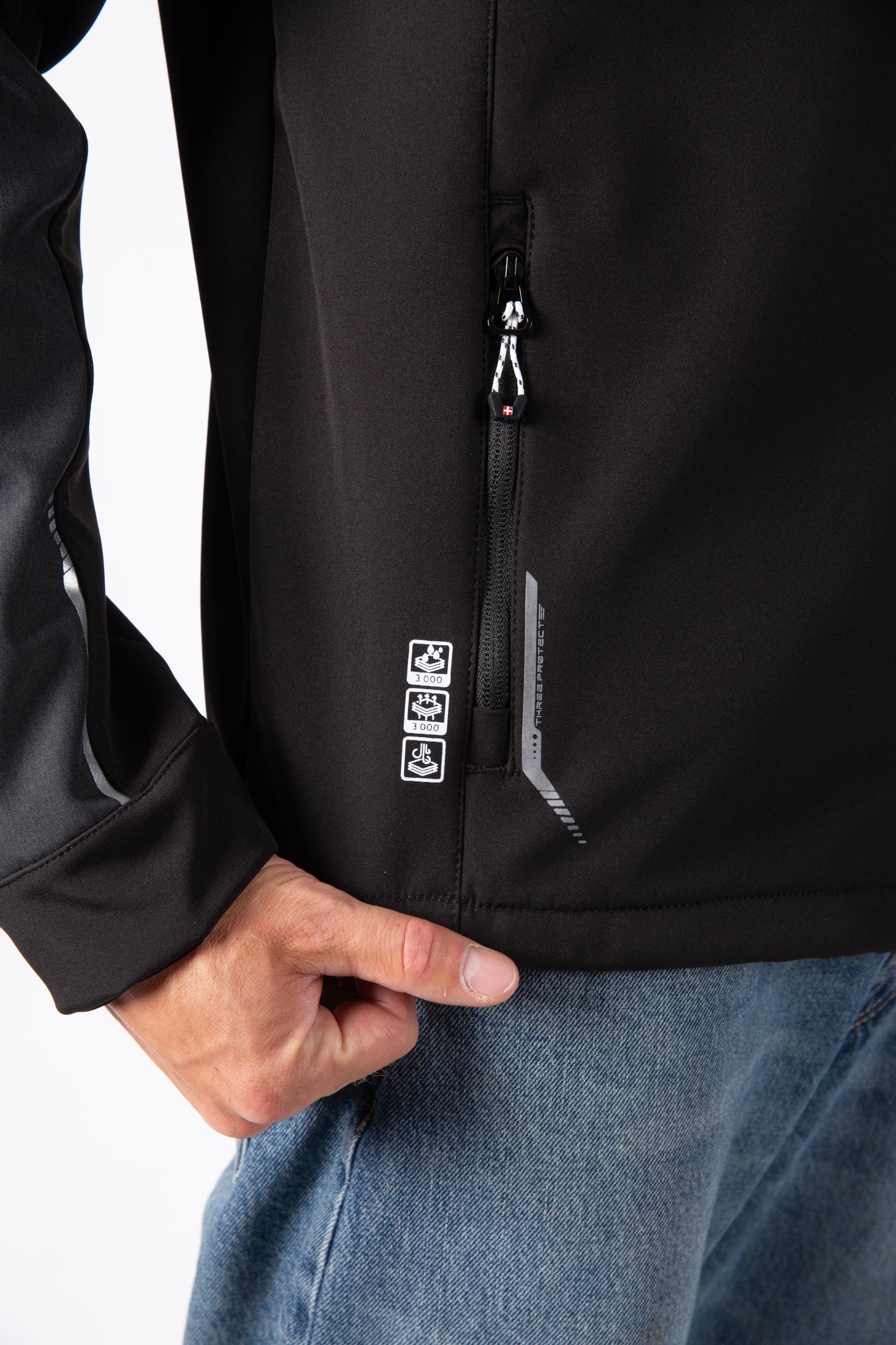 Softshelljacke - TIAGO Anthrazit Melange - Wasserdicht