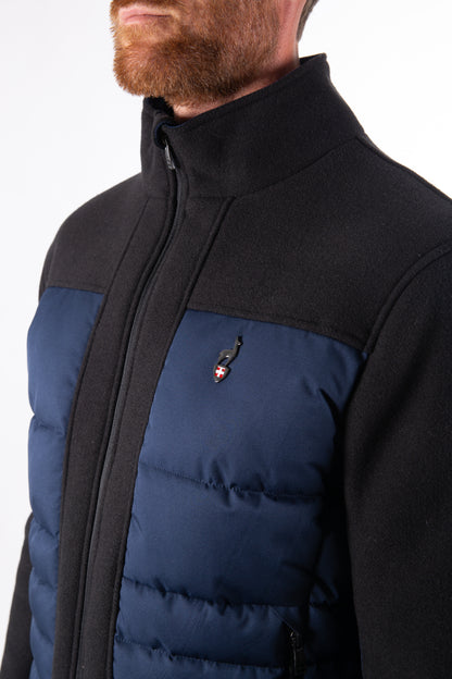 Hybridjacke - VALDO Navy - 66 % Polyamid
