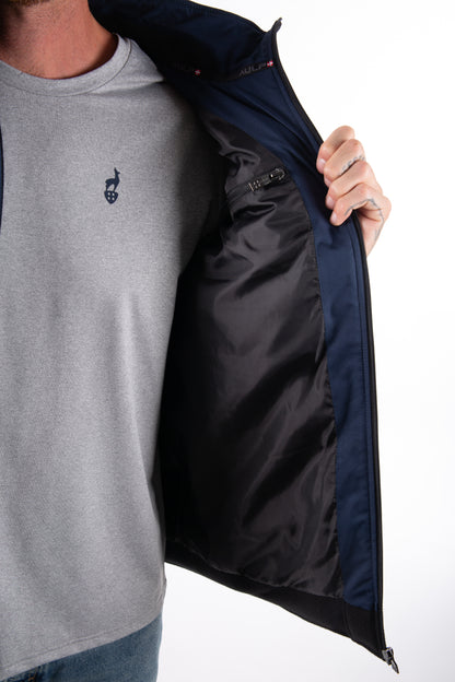 Hybridjacke - VALDO Navy - 66 % Polyamid