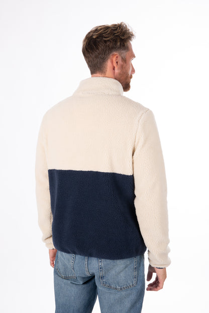 Sherpa Jacke  - VOGUE Navy/Flame Red - Bewegungsfreiheit