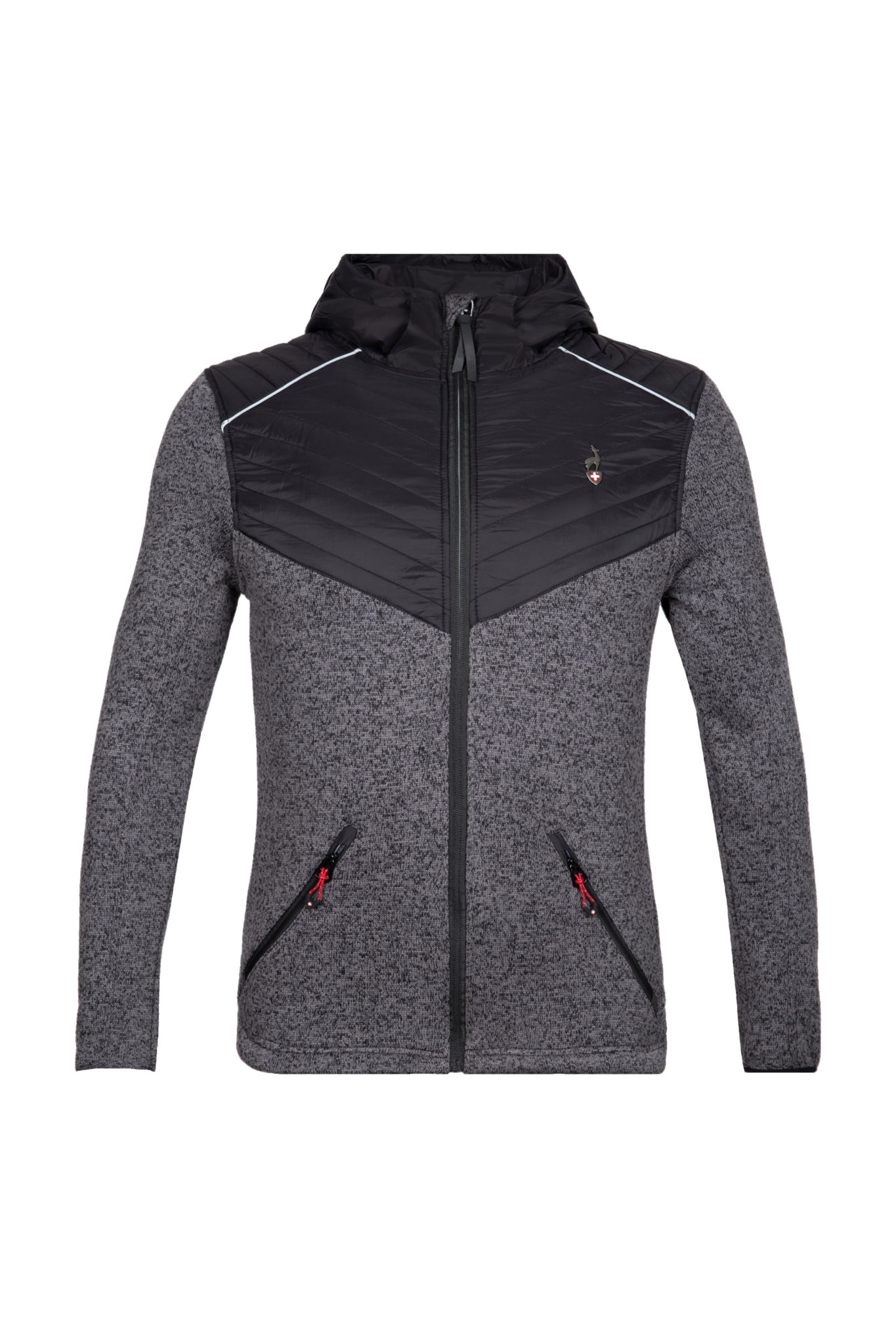 Hybridjacke - MILAO Black -  Stilvoll