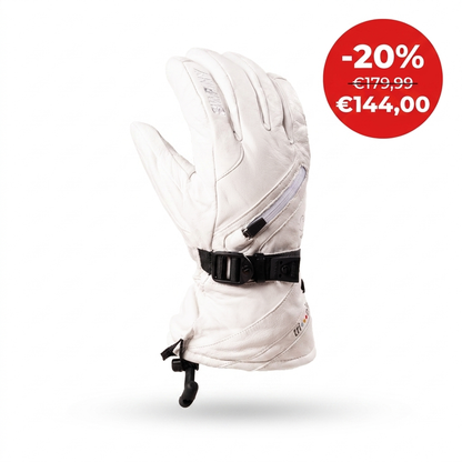 Damen Lederhandschuhe - SX-43L White - Triplex-Isolierung