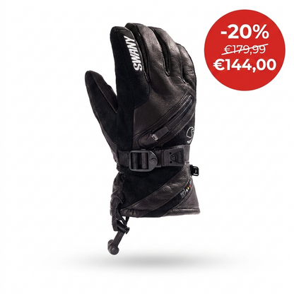 Damen Lederhandschuhe - SX-43L Black - Triplex-Isolierung