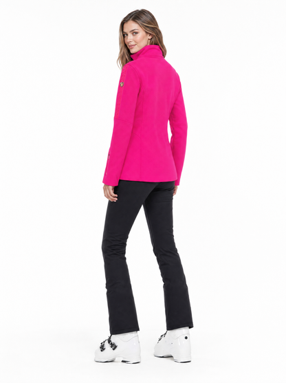 Postcard ALLORA LIGHT Damen Skijacke Pink – am Model seitlich
