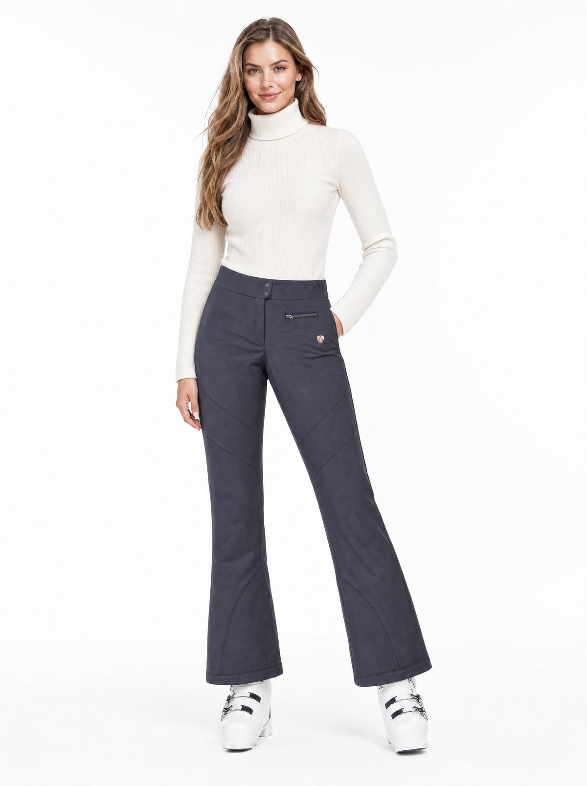 Postcard YAVANNA Damen Skihose Schwarz – am Model