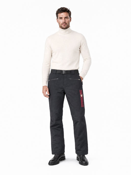 Postcard DRUGAR LIGHT Herren Skihose Schwarz – am Model